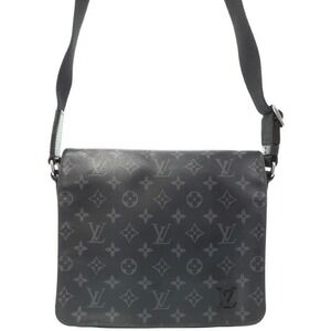 Louis Vuitton Monogram Eclipse Black District NM Shoulder Bag